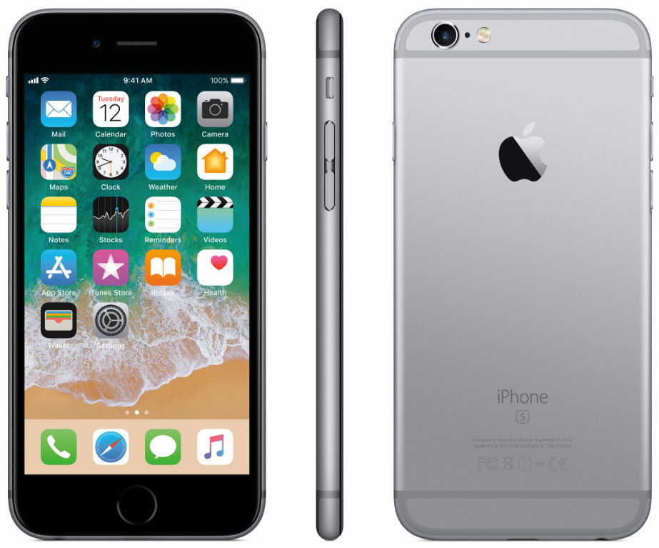 Mobilusis telefonas Apple iPhone 6S, 32 GB, juoda - Senukai.lt
