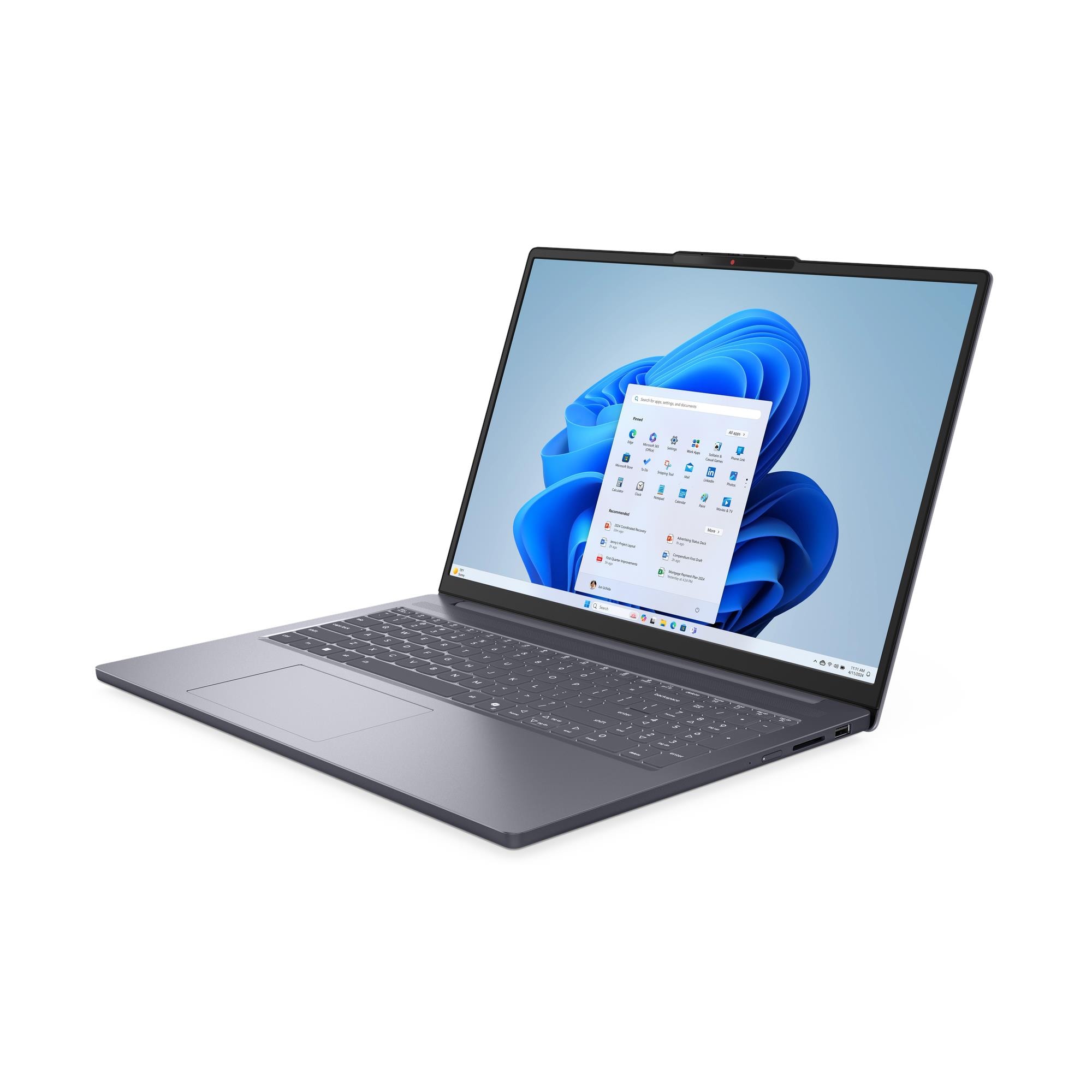 Nešiojamas kompiuteris Idea Pad Slim 3 16ARP10, AMD Ryzen 5-7535HS, 16 GB, 512 GB, 16 ", AMD Radeon 660M, pilka sp., ANGLŲ (US), Windows 11