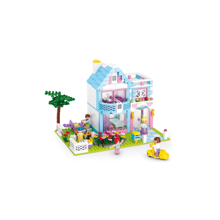 Sluban Girls Dream Villa Con 896 Pezzi - Set Costruzioni Per Bambine