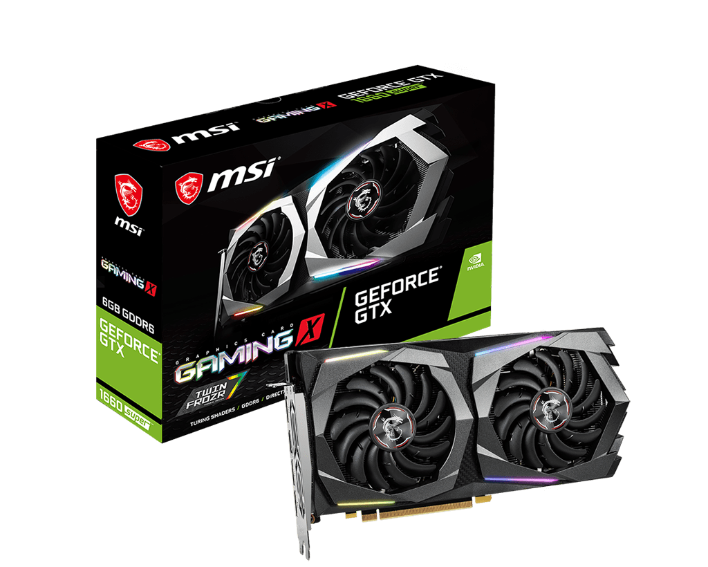 Vaizdo plokštė MSI GeForce GTX 1660 Super Gaming X