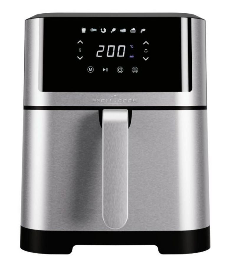 Karšto oro gruzdintuvė Proficook PC-FR 1269 H, sidabro sp., 1800 W, 8 l