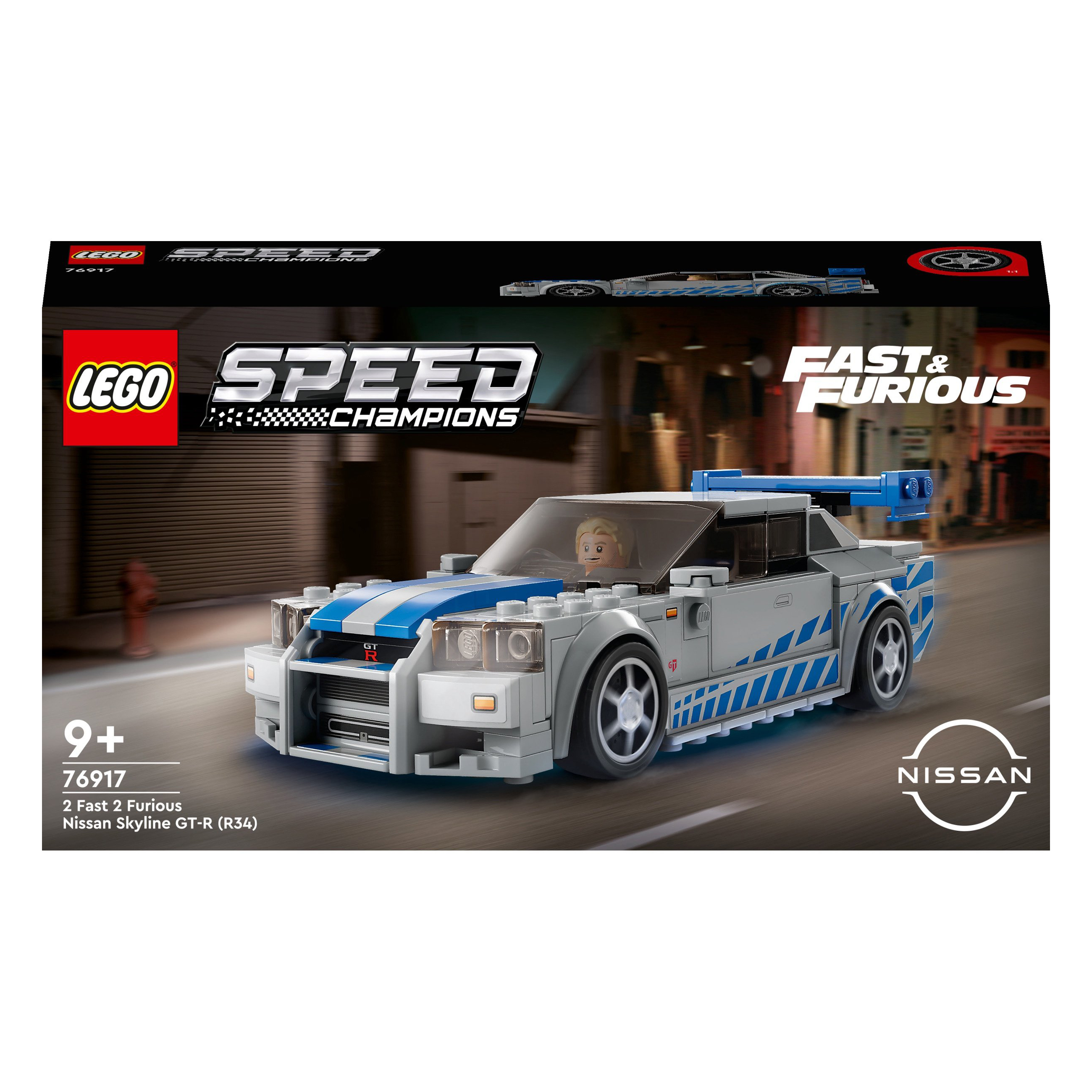 Konstruktorius LEGO® Speed Champions „Greiti ir įsiutę 2“ „Nissan