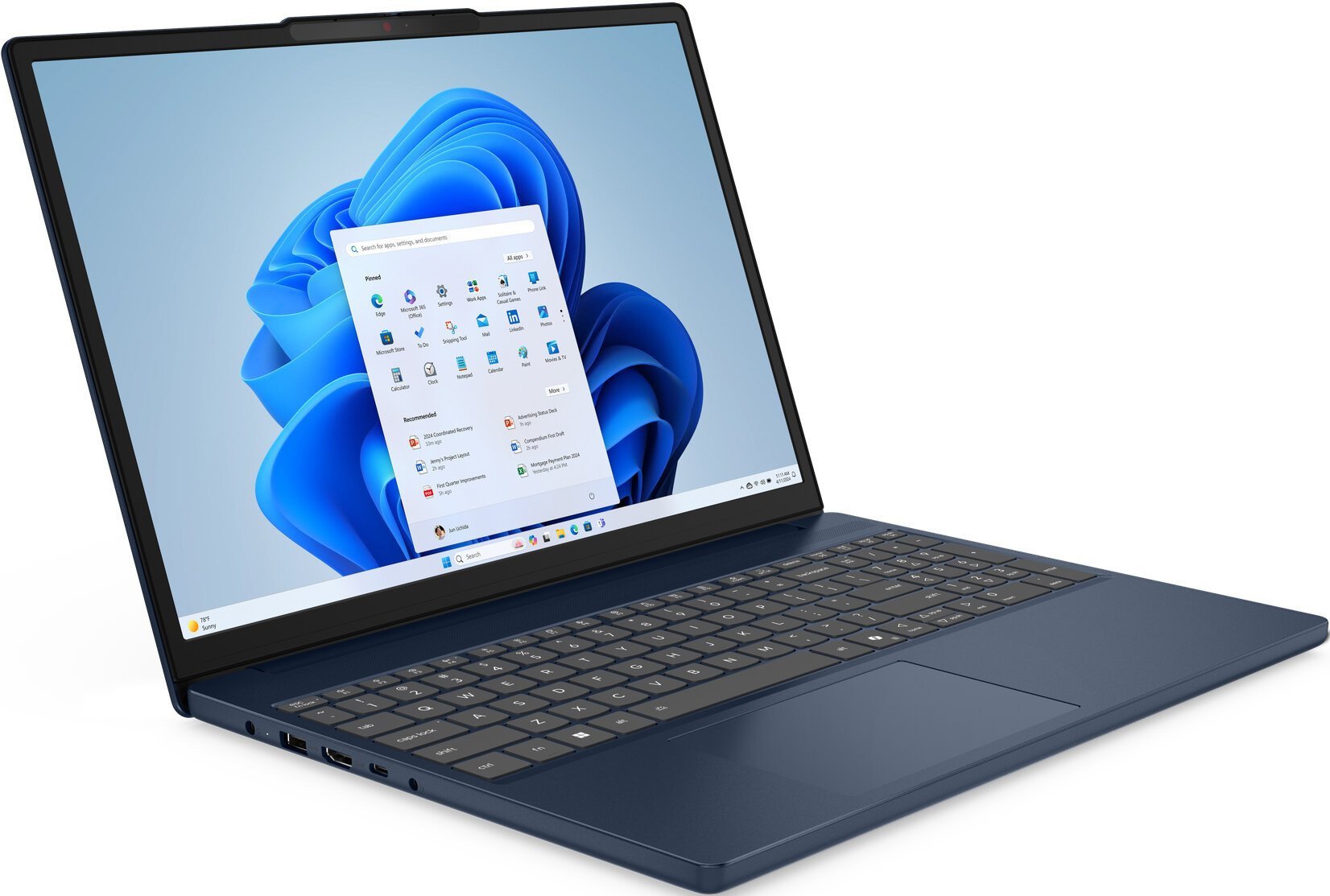 Nešiojamas kompiuteris Lenovo IdeaPad Slim 3 15IRH10 83K100CYPB
