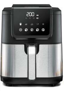 Karšto oro gruzdintuvė Rommelsbacher FRH 1500 XL, juoda sp., 1500 W, 5 l