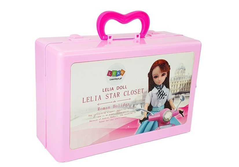 Lėlė Lean Toys Lelia Star Closet LT7358, 28 cm, įvairių spalvų