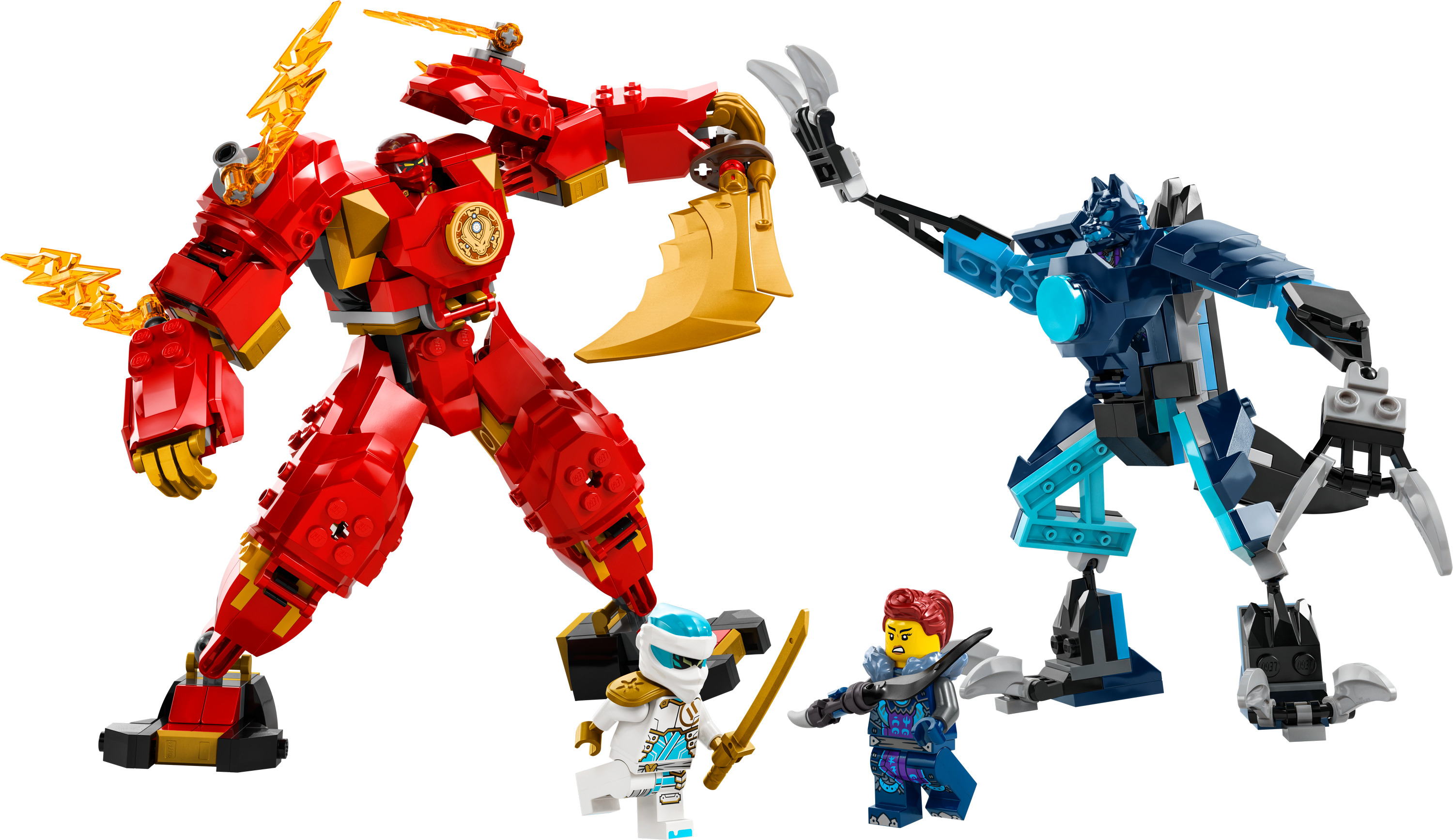 Konstruktorius LEGO® Ninjago Kai stichijos ugnies robotas 71808