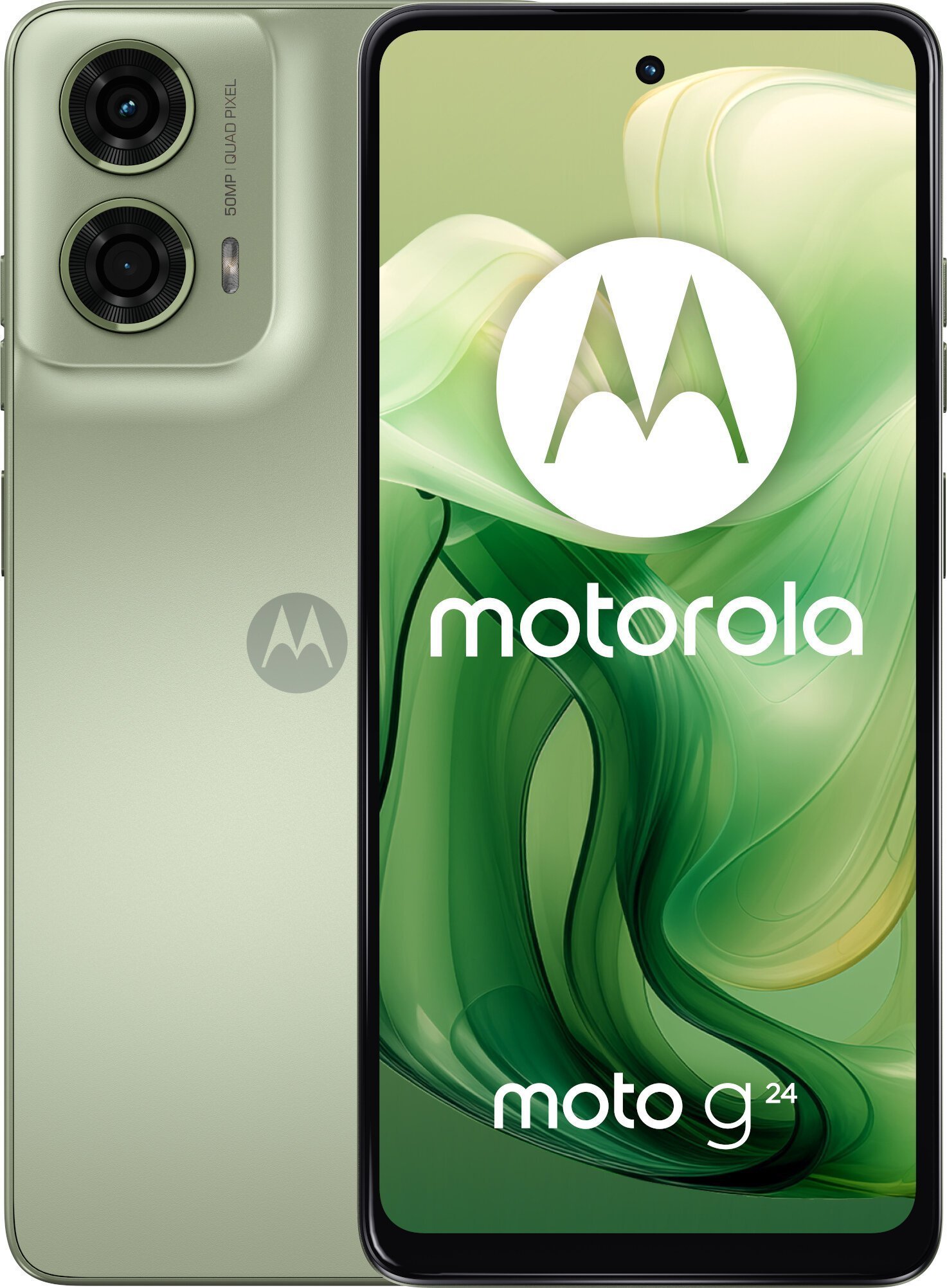 Mobilusis telefonas Motorola Moto G24, 128 GB, žalia sp. - Senukai.lt