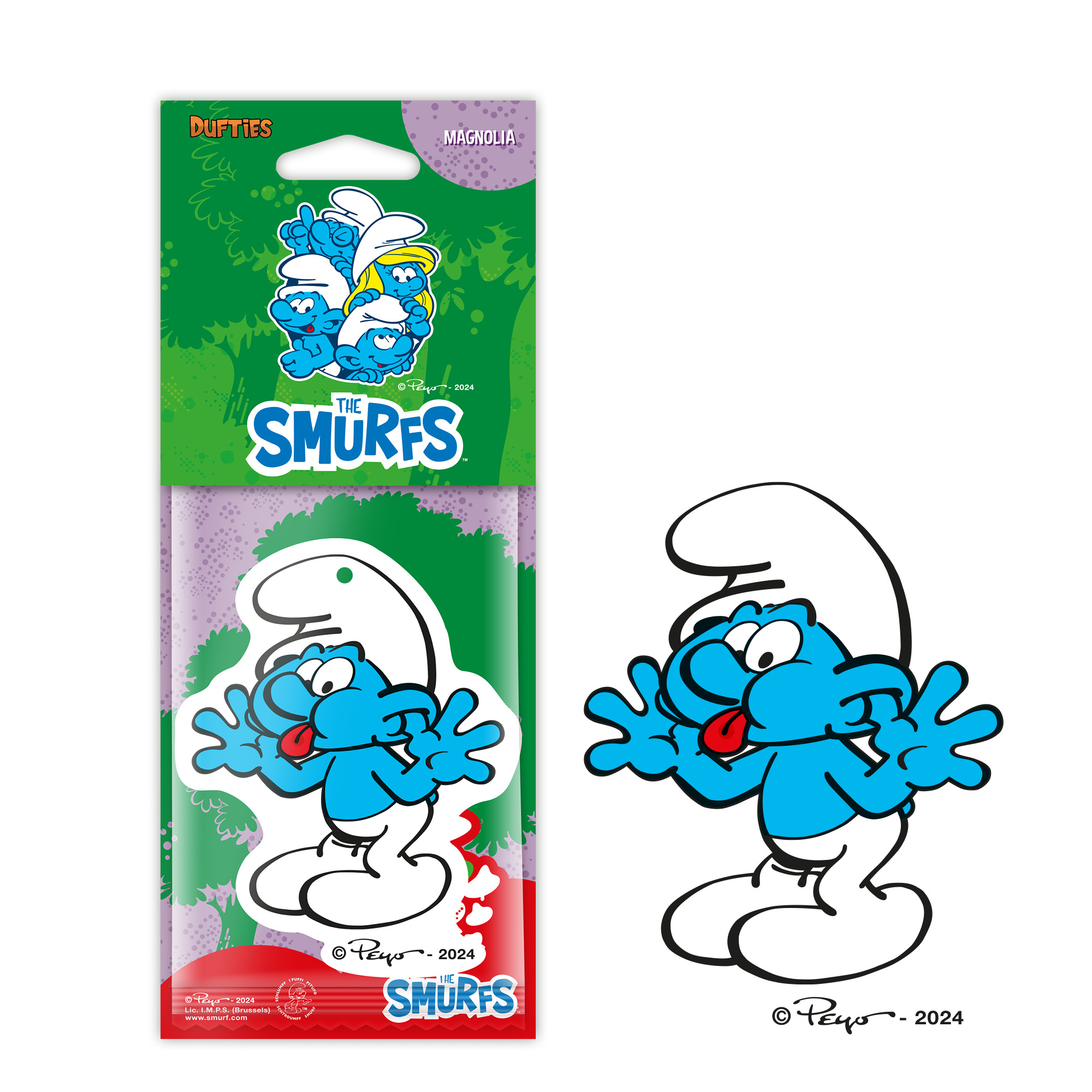 Auto gaisa atsvaidzinātājs Aroma Smurfs Jokey