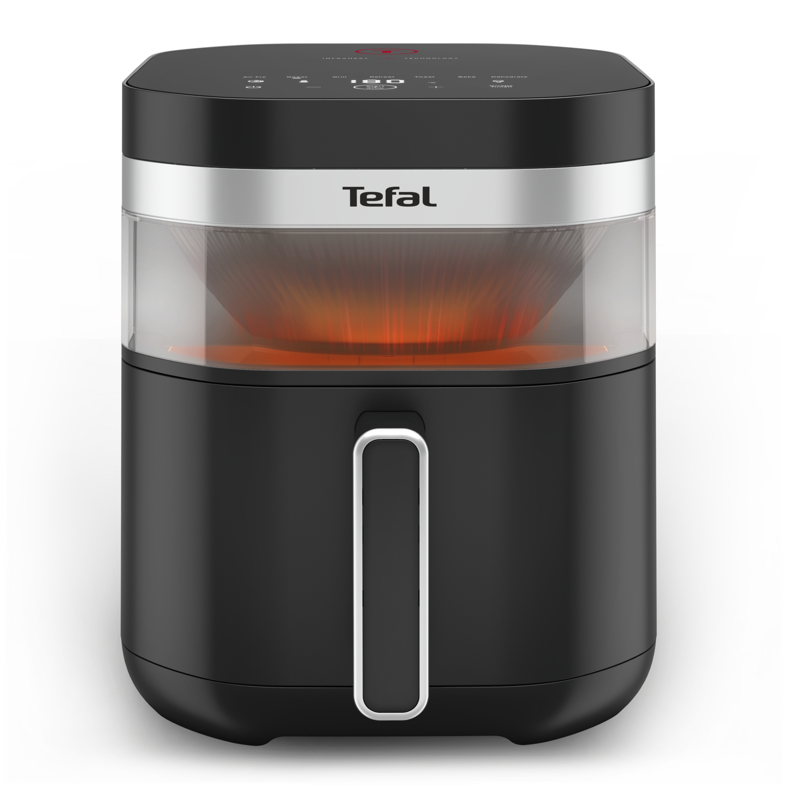 Karšto oro gruzdintuvė Tefal Easy Fry Infrared EY8328E0, juoda sp., 2000 W, 7 l