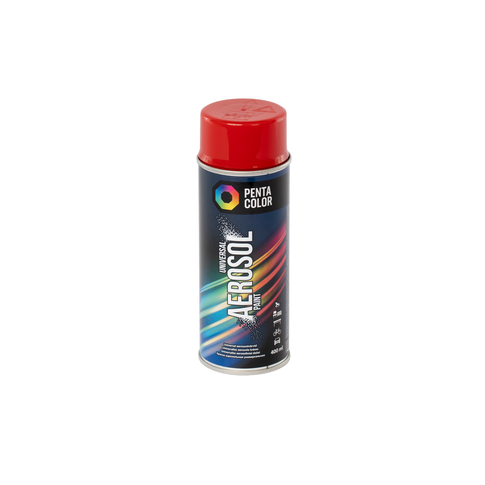 さっすがやにー Aerozoliniai dažai Pentacolor Universal, paprastieji, balta blizgi