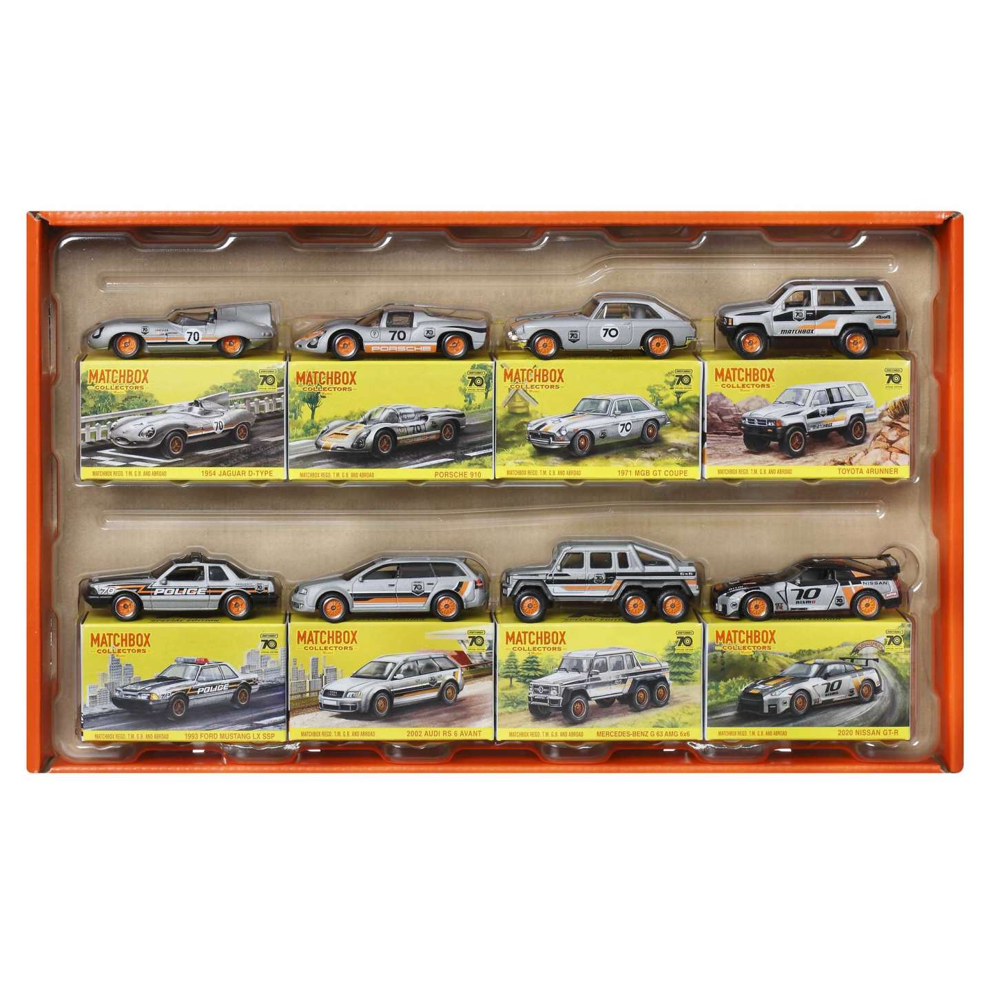 Žaislinių automobilių rinkinys Mattel Matchbox HPC03, 1:64