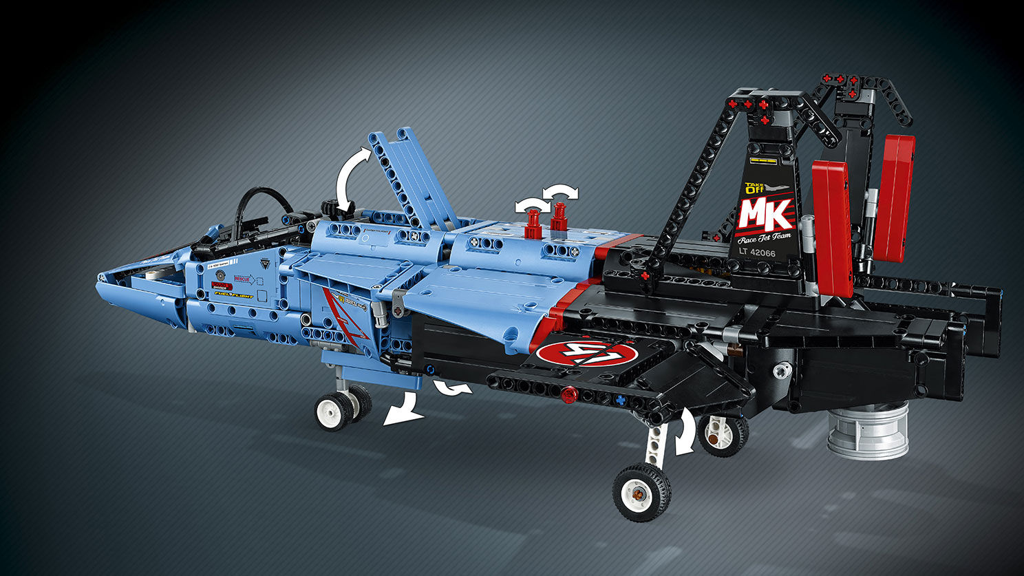 Konstruktorius LEGO® Technic Air Race Jet 42066 42066, 1151 vnt