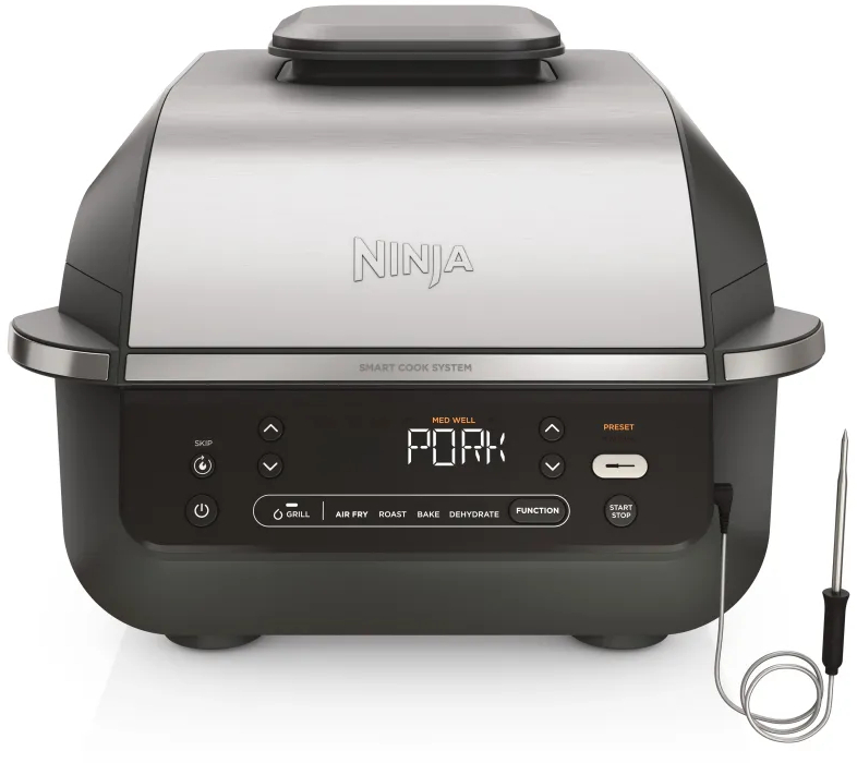 Grilinė & karšto oro gruzdintuvė Ninja Foodi EG351EU Smart 5-in-1, sidabro sp./juoda sp., 1760 W, 5.7 l