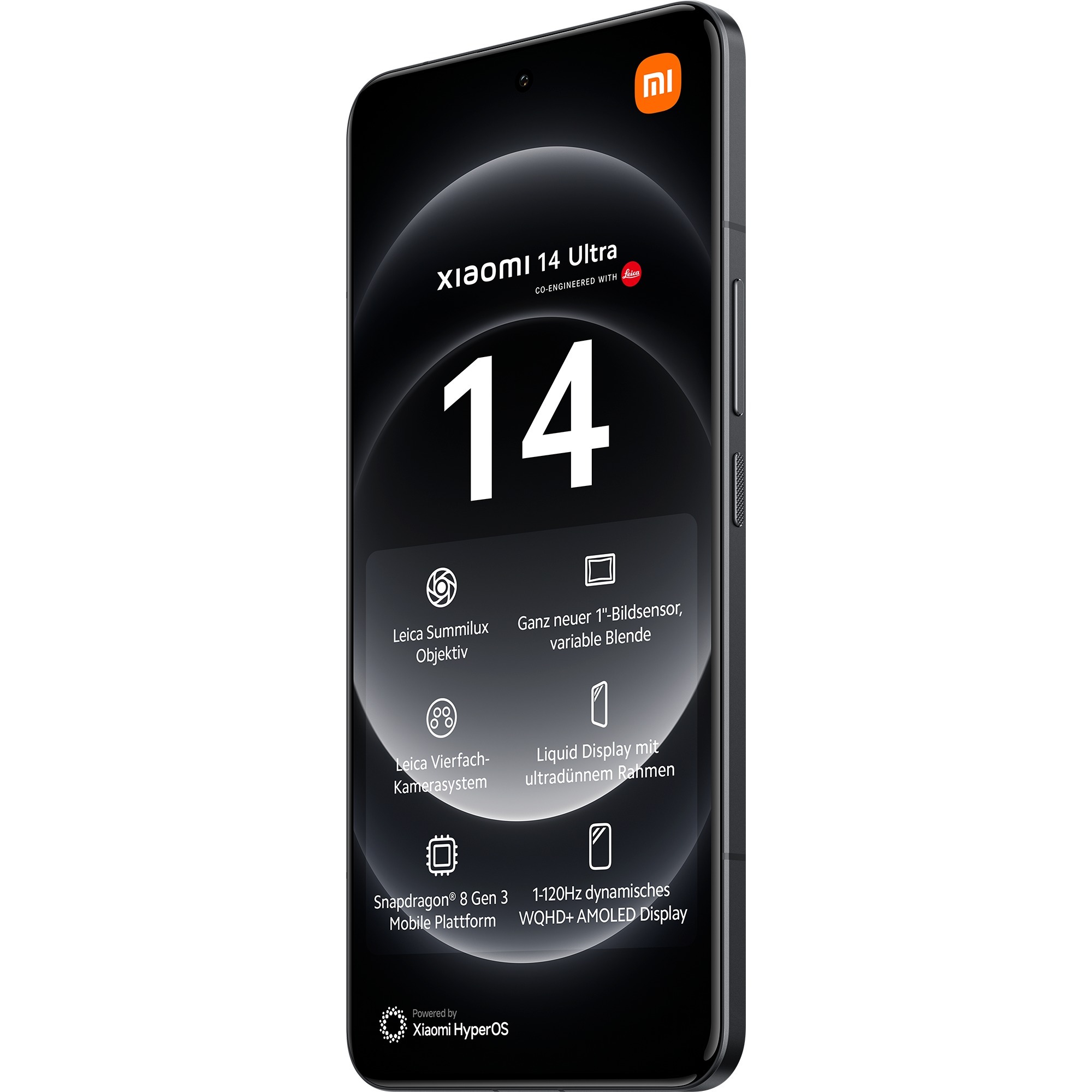 Mobilusis telefonas Xiaomi 14 Ultra, 512 GB, juoda sp. - Senukai.lt