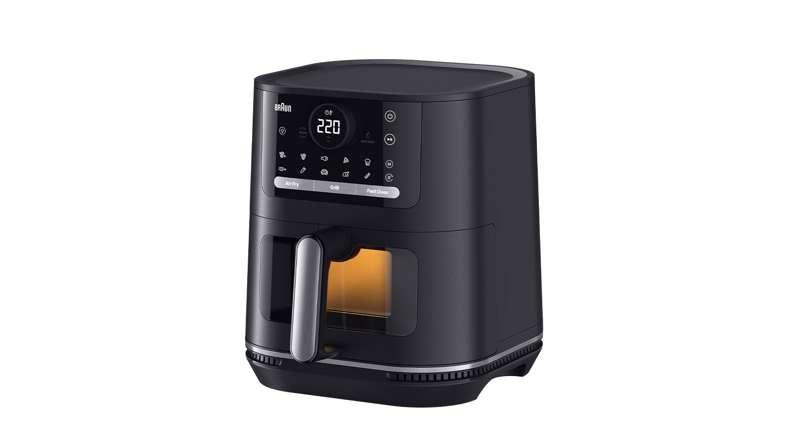 Karšto oro gruzdintuvė Braun MultiFry 5 HF5075 PFAS FREE, juoda sp., 2000 W, 6 l