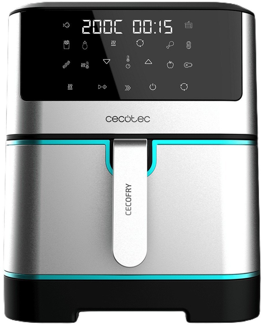 Karšto oro gruzdintuvė Cecotec Cecofry Supreme 8000, sidabro sp./juoda sp., 1800 W, 8 l