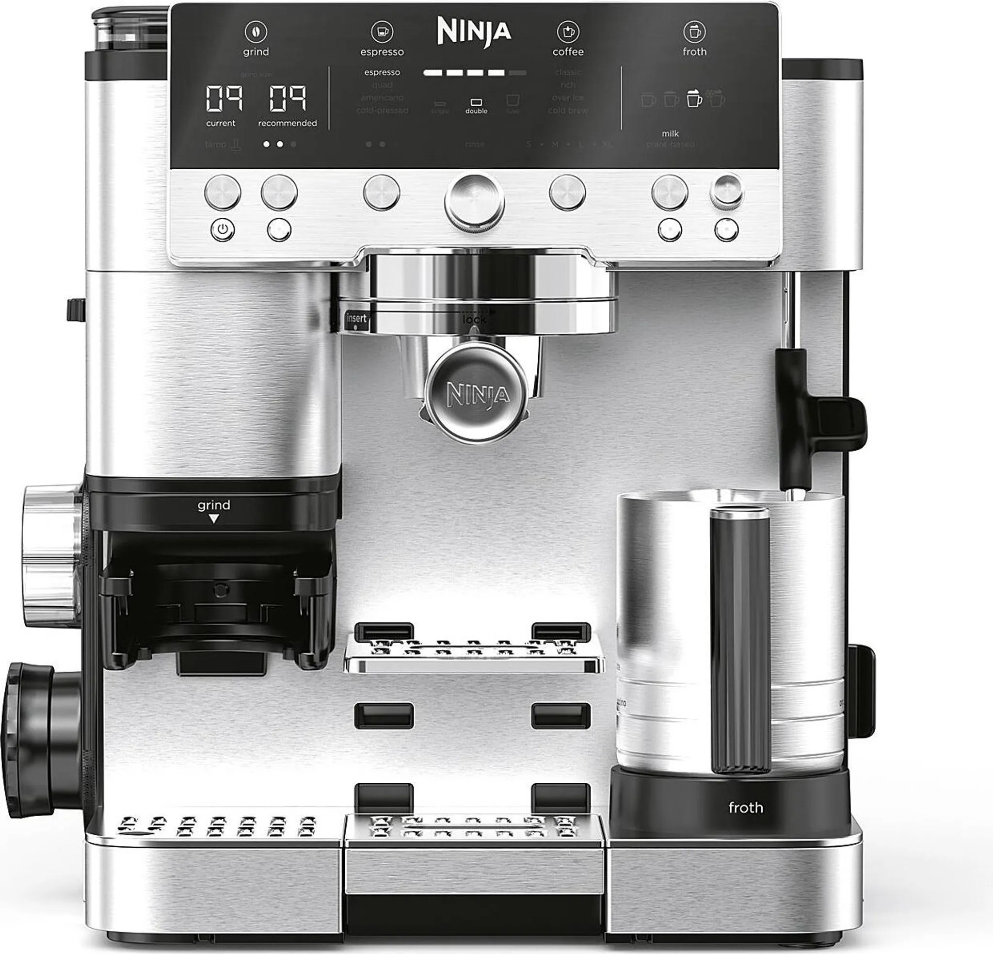 ✩専用✩ Ninja Luxe Café Premier, juodas/nerūdijančio plieno - Kavos