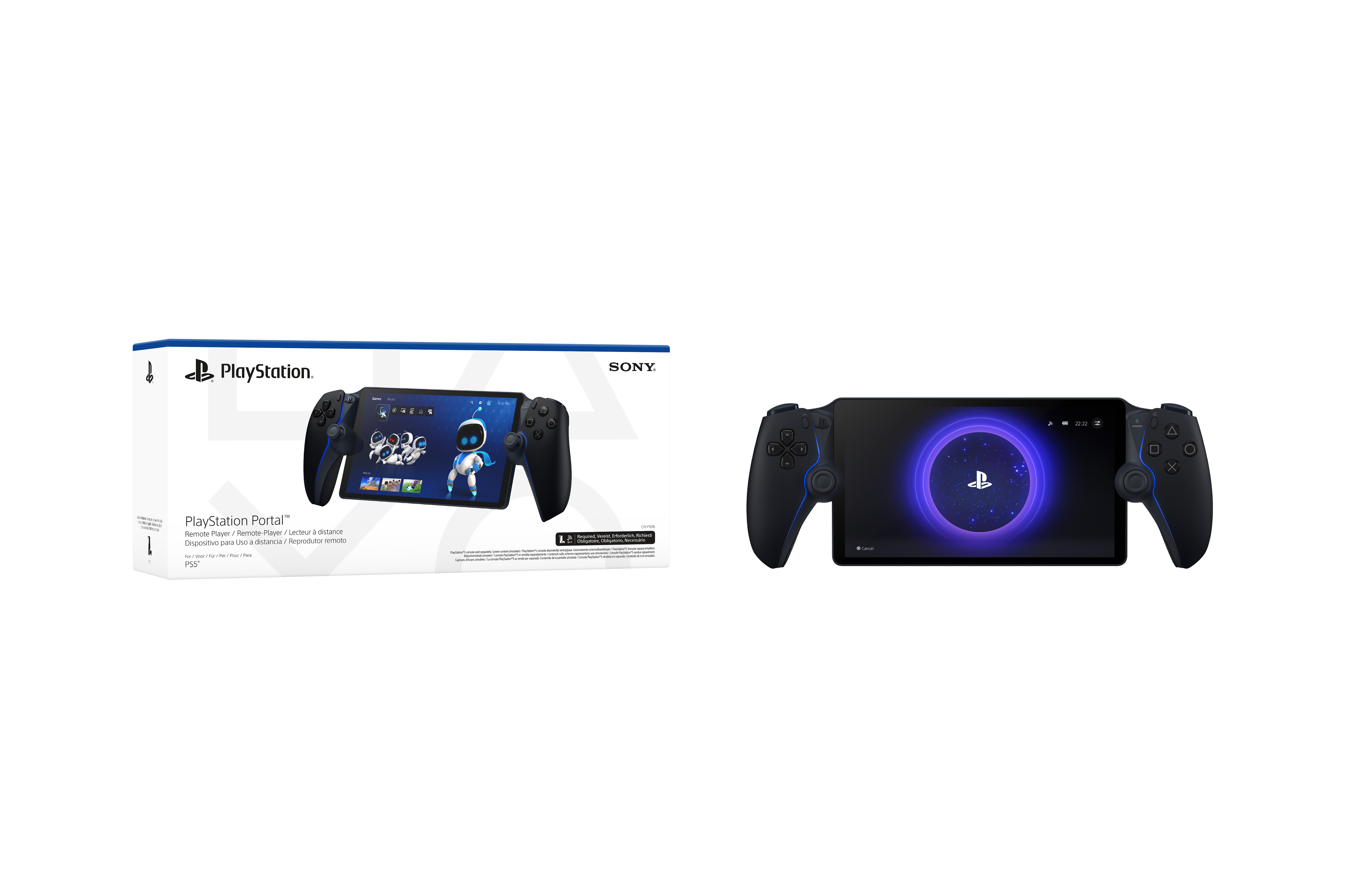 Žaidimų konsolė Sony PlayStation Portal™ Midnight Black, Wi-Fi