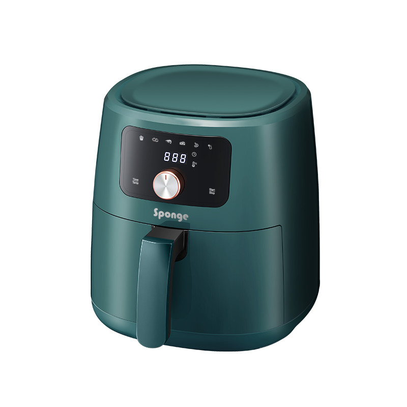 Karšto oro gruzdintuvė Sponge Air fryer 6L, žalia sp., 1300 W, 6 l