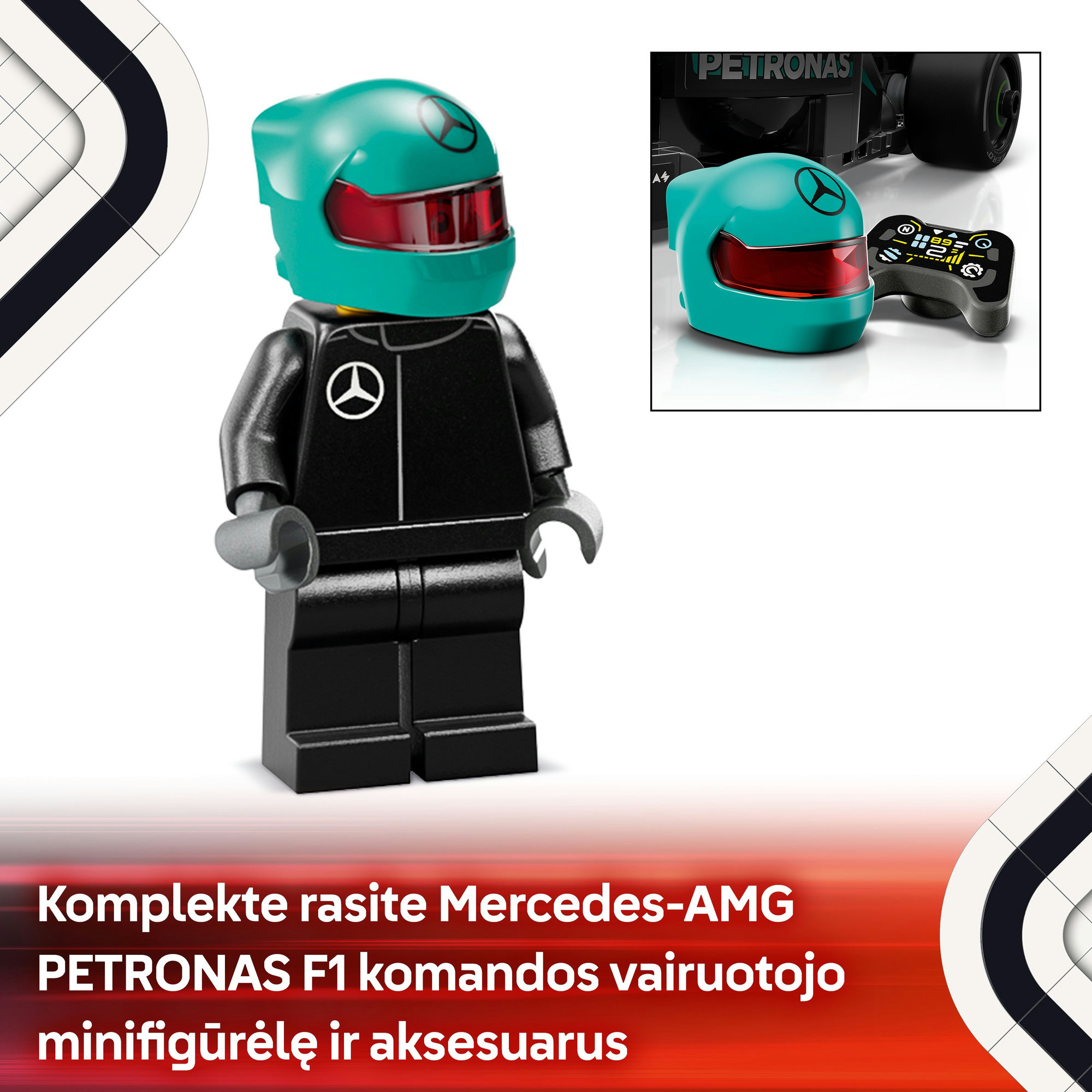 Konstruktorius LEGO® Speed Champions Lenktyninis Automobilis
