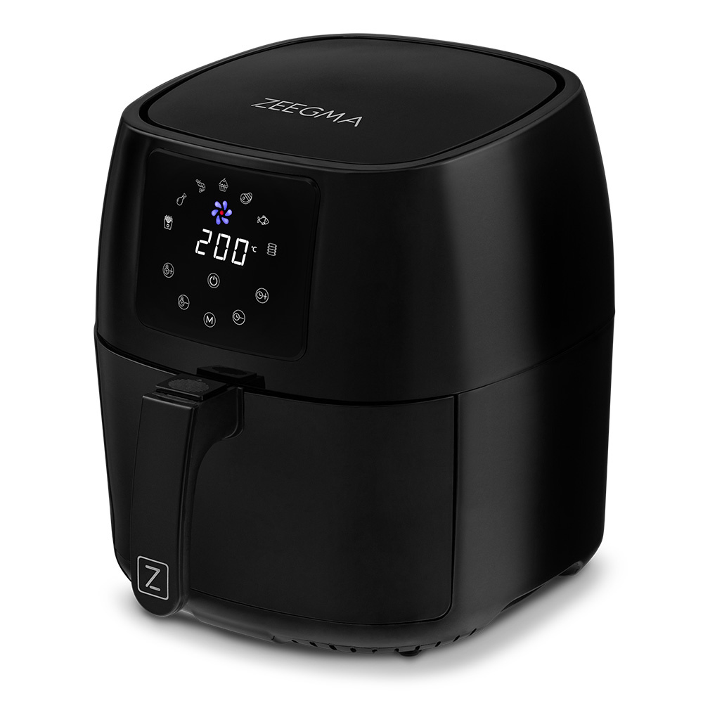 Karšto oro gruzdintuvė Zeegma Knapper Pro, juoda sp., 1400 W, 3.5 l