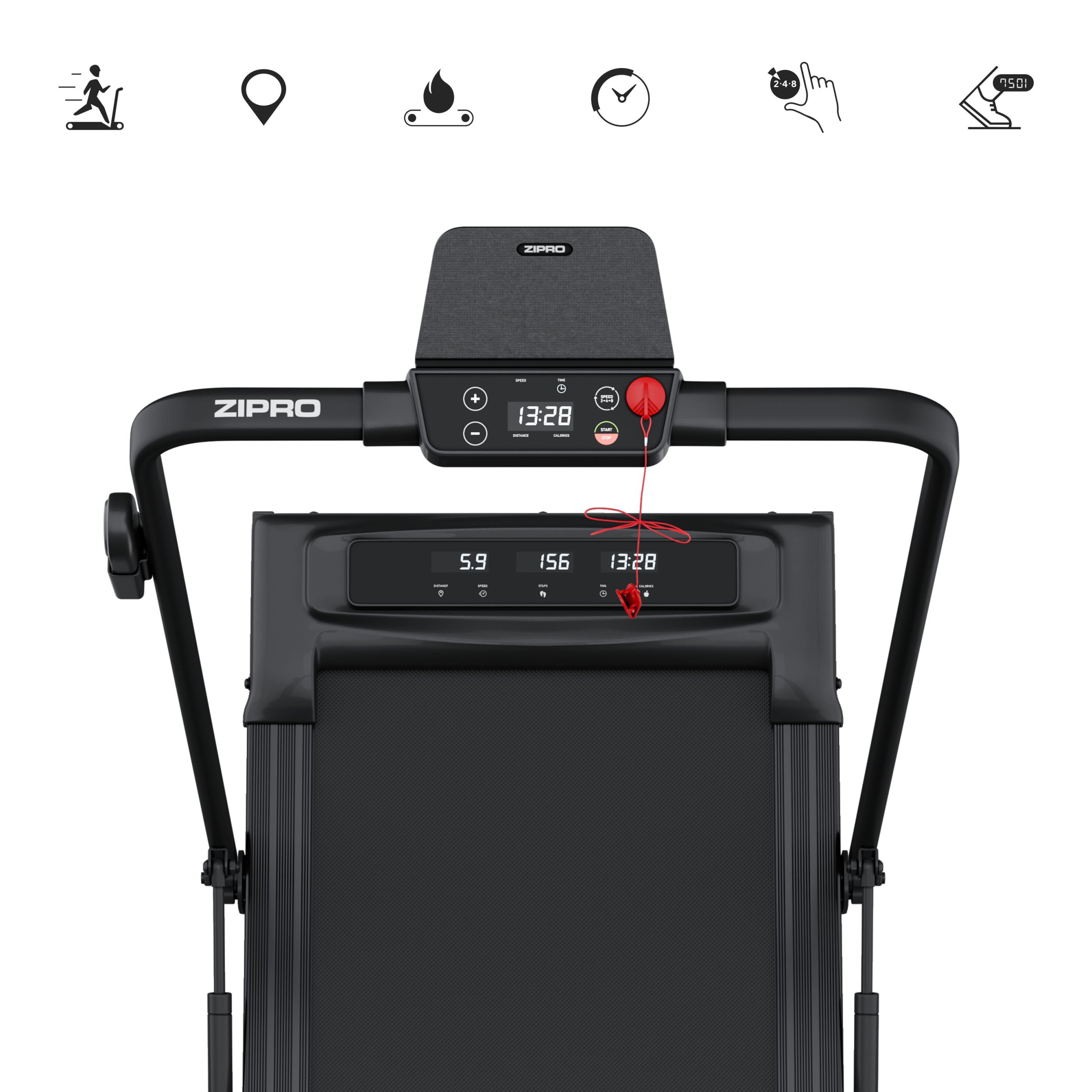 Bėgimo takelis Zipro Newlite, 990 W - Senukai.lt