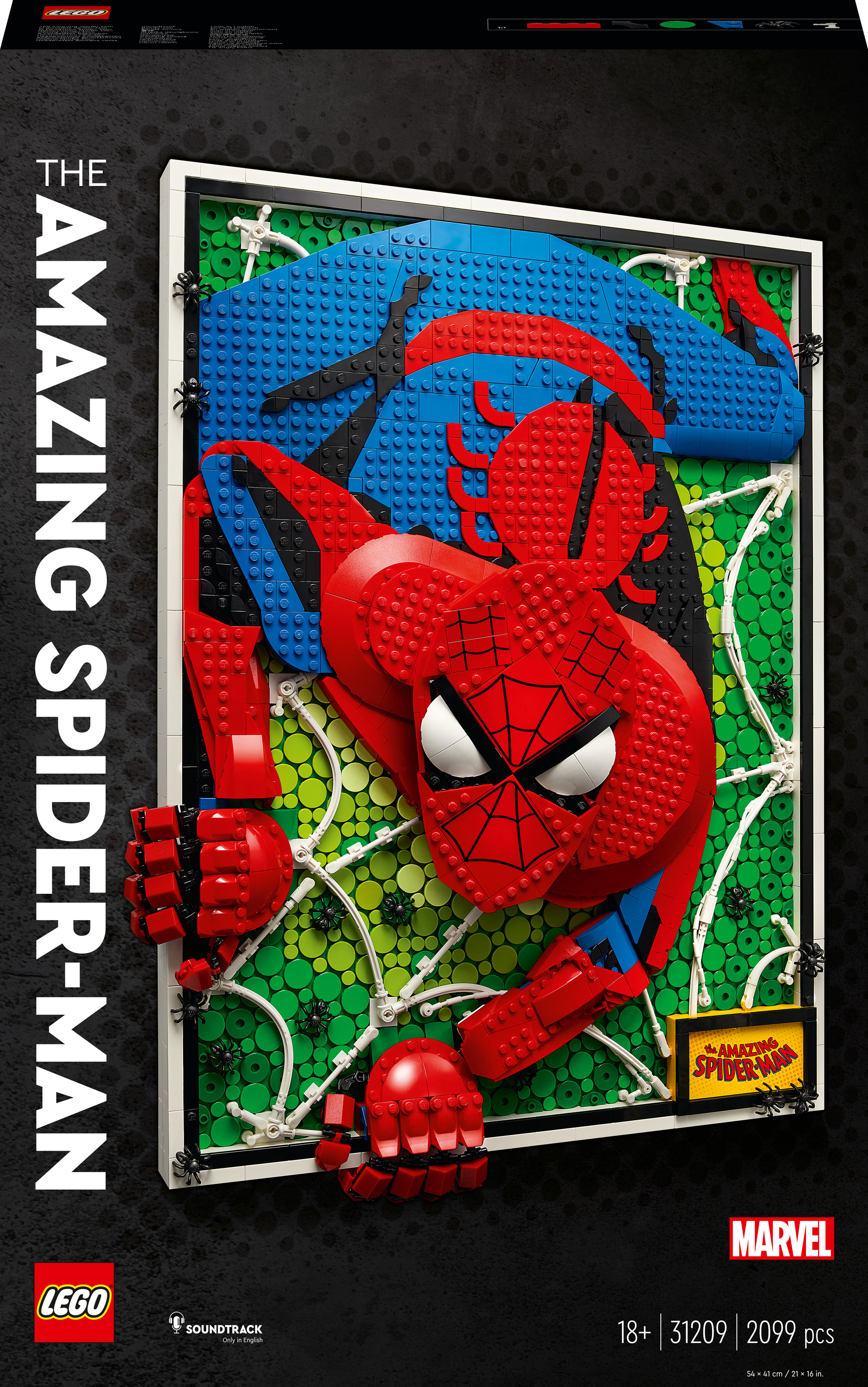 Konstruktorius LEGO® Art Nepaprastas Žmogus voras 31209 - Senukai.lt