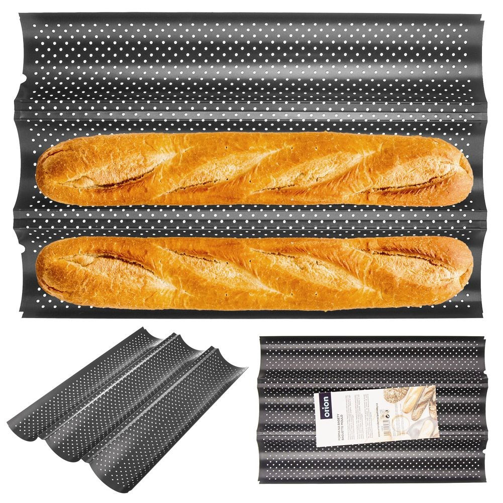 Cepšanas forma Orion Baguette, melna krās