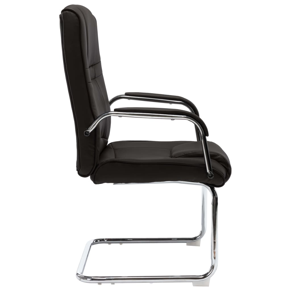 Darbo kėdė VLX Cantilever 289349, 67 x 56 x 95 cm, juoda sp