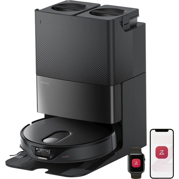 Dulkių siurblys - robotas Roborock Qrevo Slim, juoda sp.