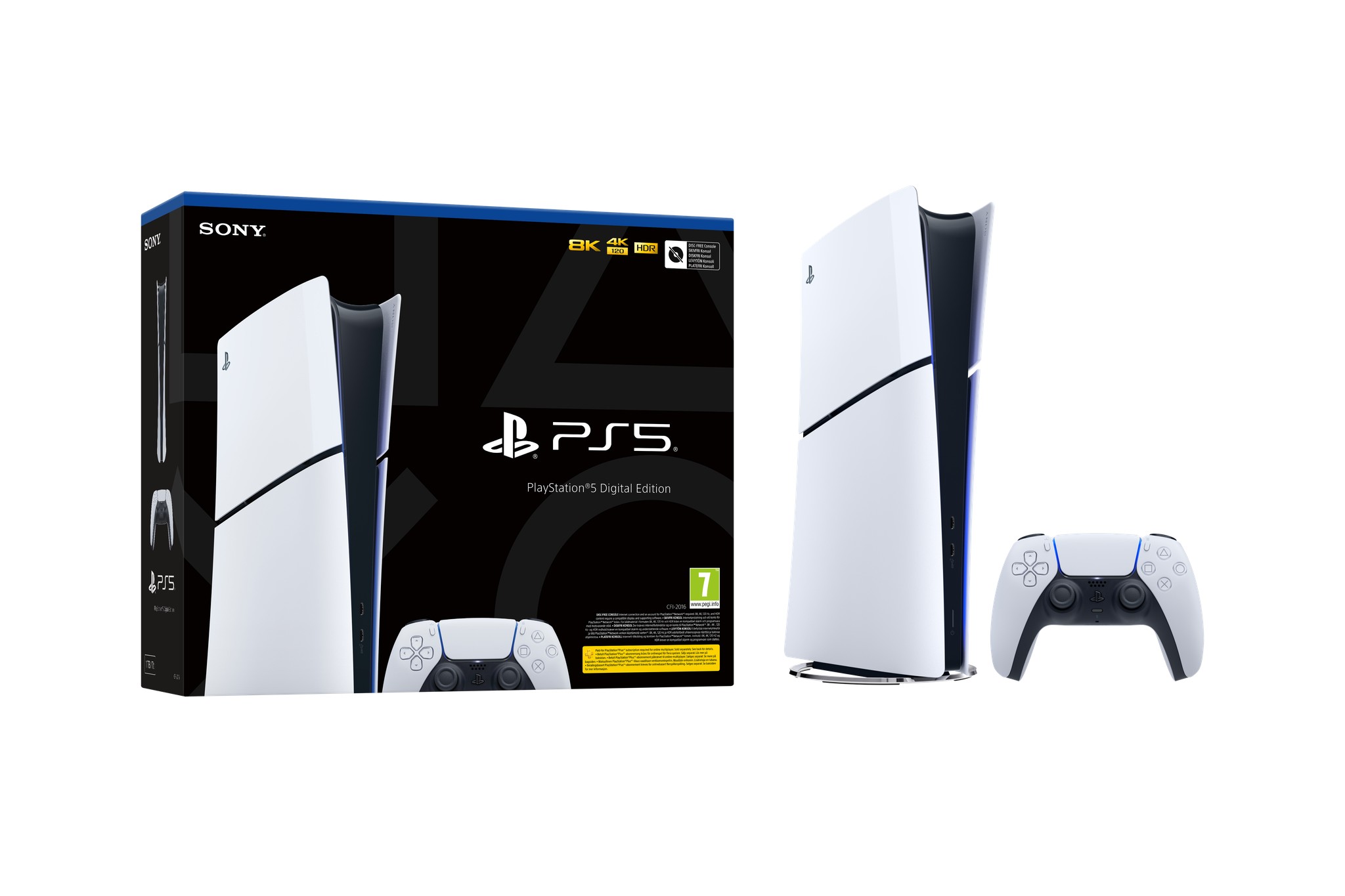 Žaidimų konsolė Sony PlayStation 5 SLIM Digital Edition Slim, 825