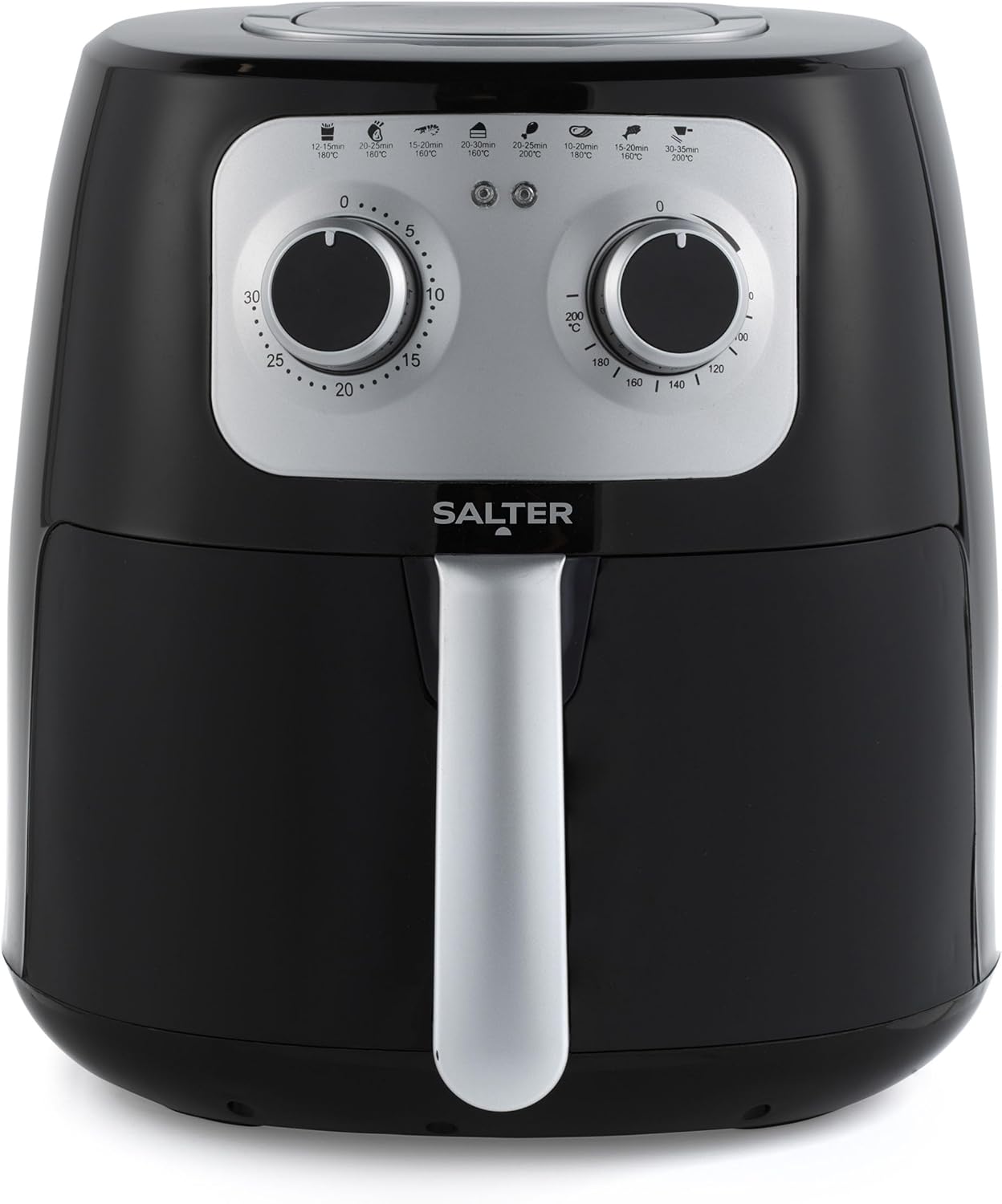 Karšto oro gruzdintuvė Salter EK6364VDE, juoda sp., 1300 W, 4.2 l