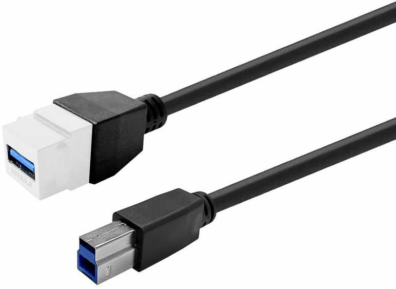 Kabelis Vivolink Pro keystone PROKEYUSB3AFBM1W USB