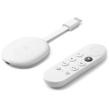 Skaitmeninis imtuvas Google Chromecast HD, USB Type-C, balta sp