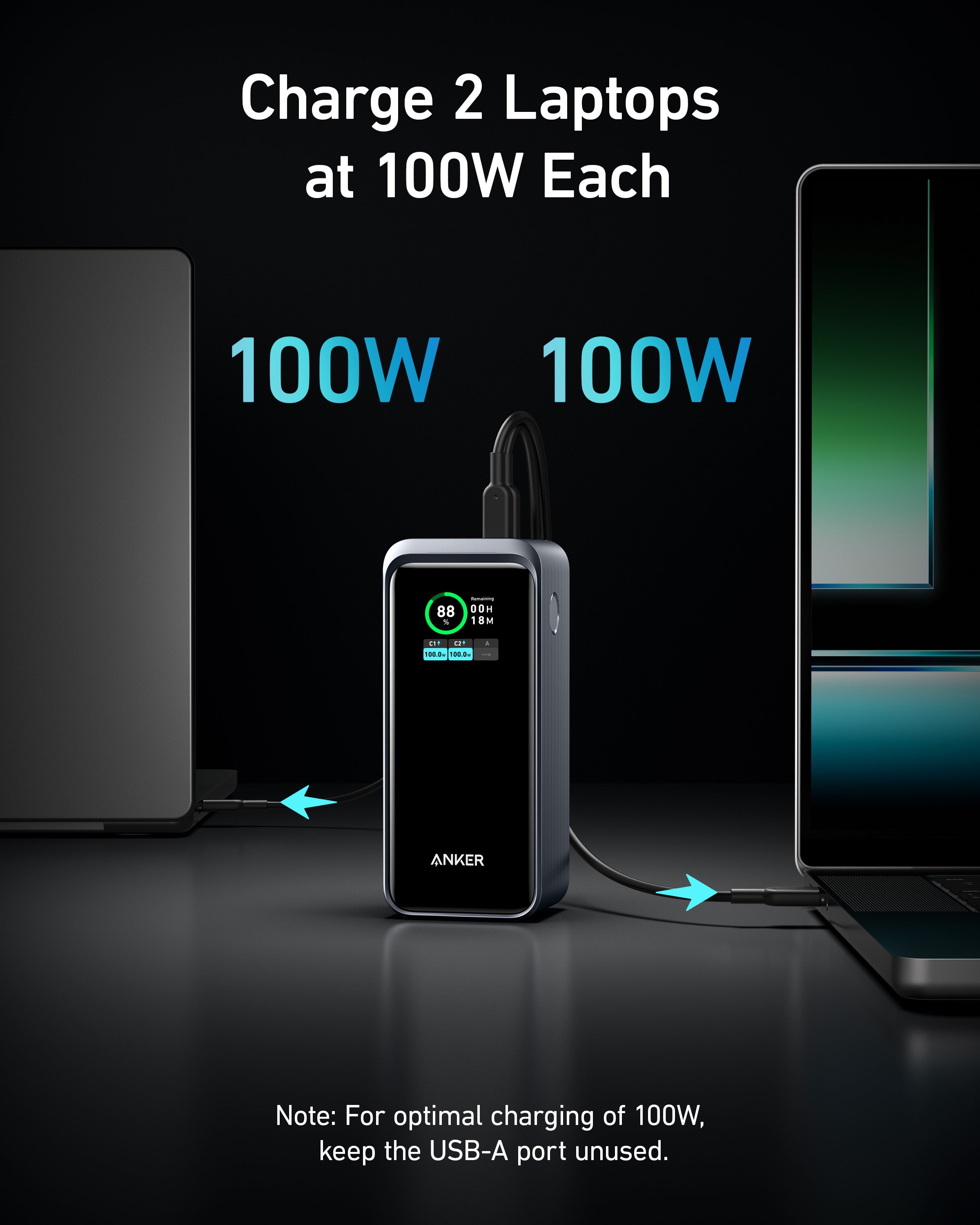 Nešiojamas įkroviklis (Power bank) Anker Prime, 20000 mAh, 200 W