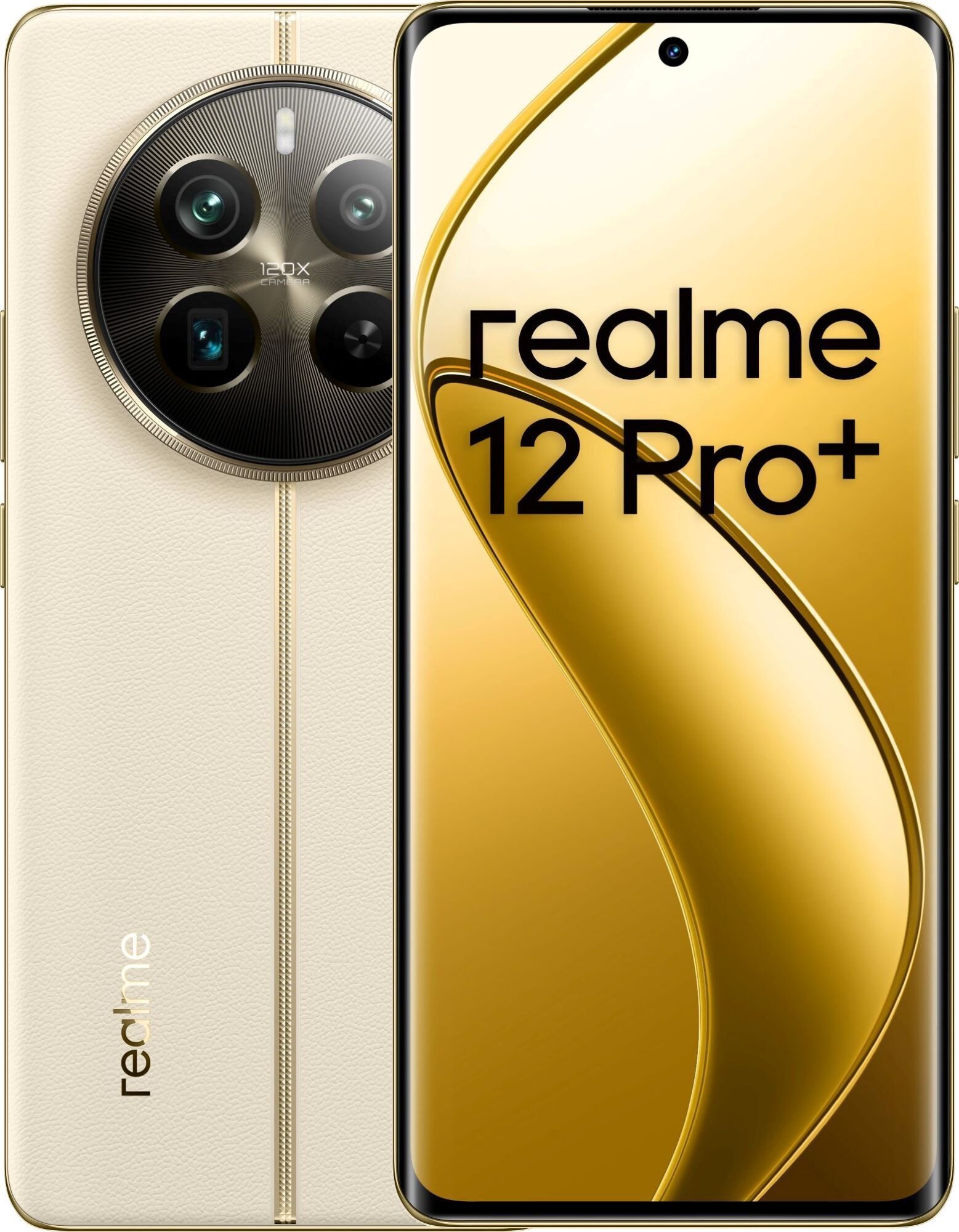 Mobilusis telefonas Realme 12 Pro+ 5G, 512 GB, smėlio sp. - Senukai.lt