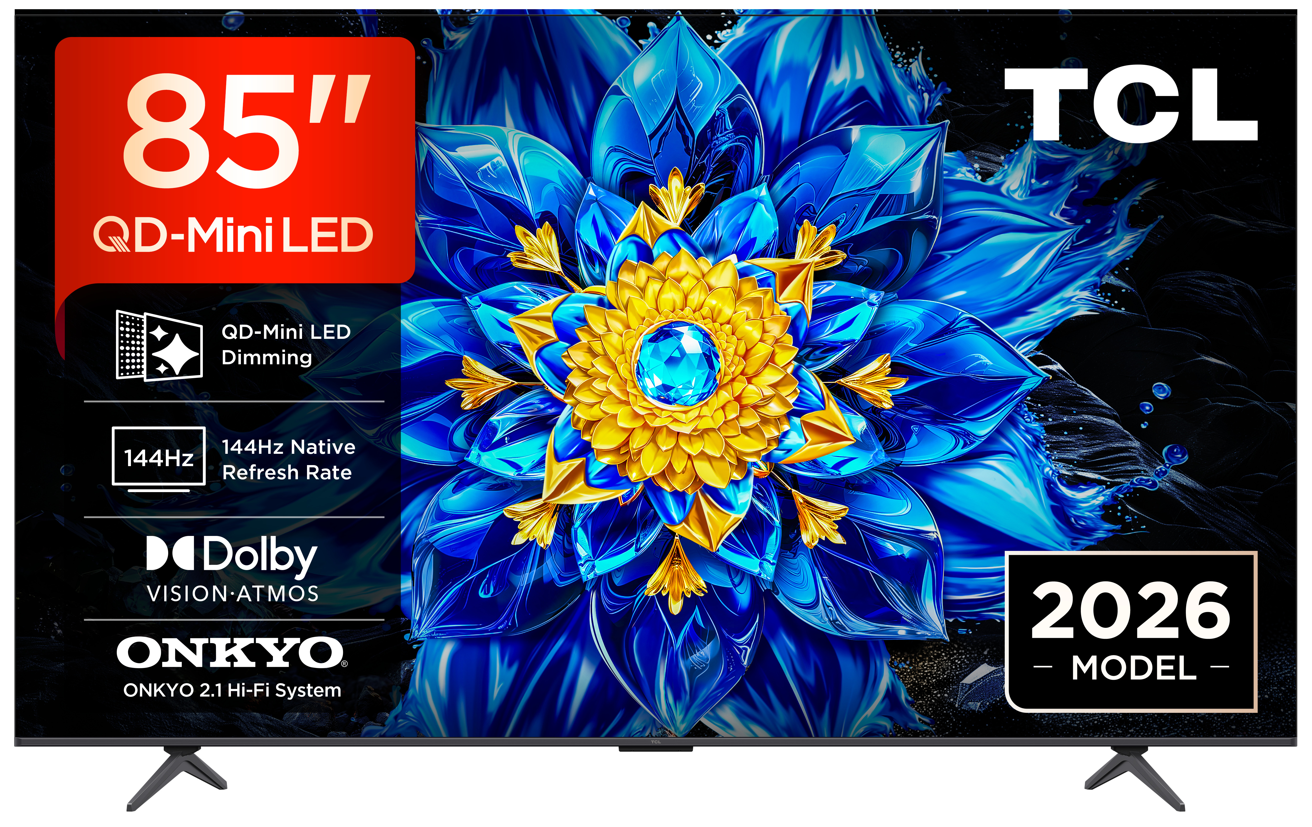 Televizorius TCL 85P8L, 85 ", 4K Ultra HD