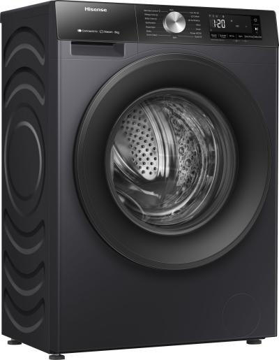 Skalbimo mašina Hisense WF3S8043BB3, 8 kg, juoda sp. - Senukai.lt
