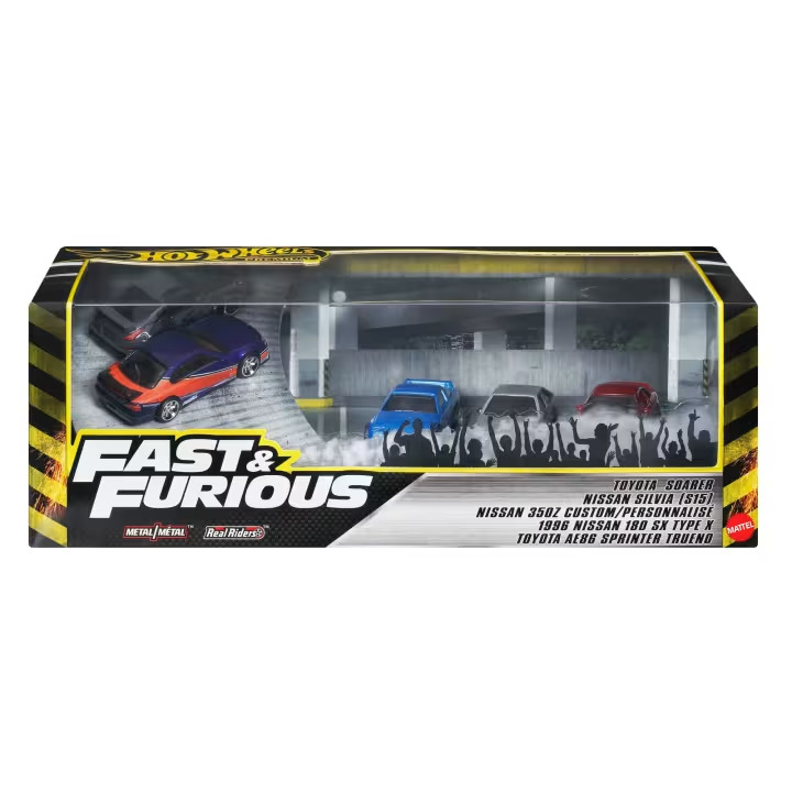 Fast & Furious ミニカーセット Žaislinių automobilių rinkinys Mattel Hot Wheels Fast & Furious