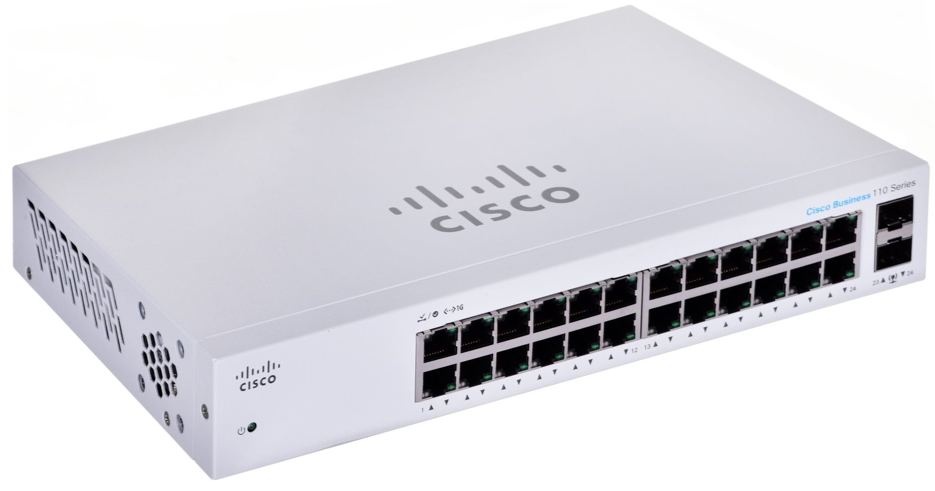 Switch Réseau Cisco SG350-10P-K9-EU – 8 Ports PoE, 2 SFP – Gestion L2+/L3