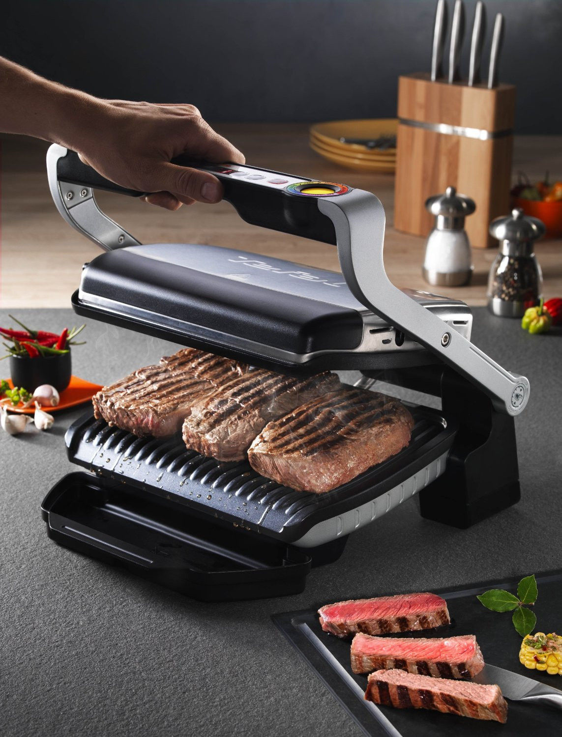 Elektrinis stalo grilis Tefal OptiGrill GC702D
