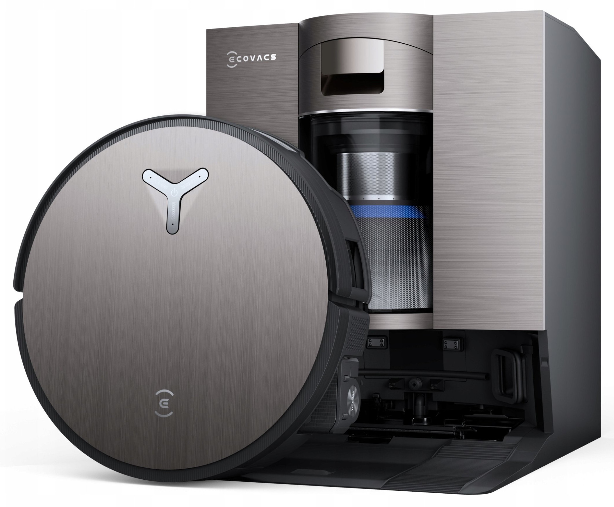 Dulkių siurblys - robotas Ecovacs Deebot X11 Omni Cyclone, juoda