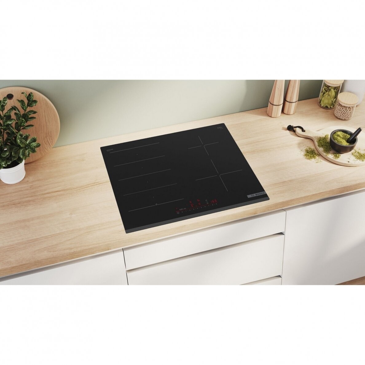 Indukcinė kaitlentė Bosch 6 serija Flex PIX63KHC1Z - Senukai.lt