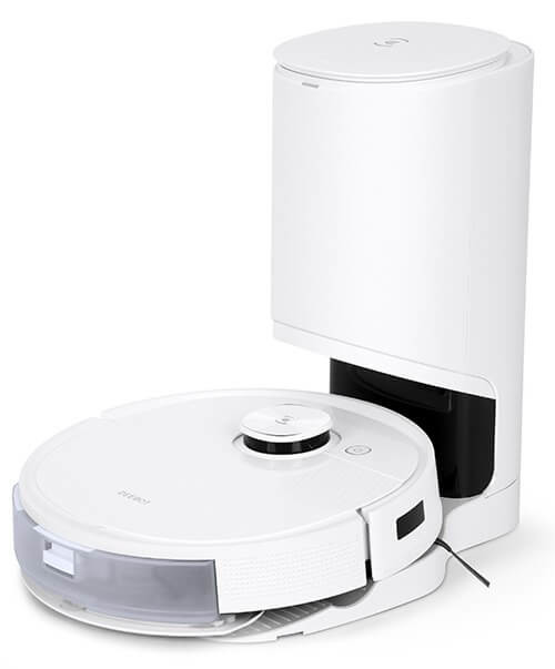 Dulkių siurblys - robotas Ecovacs Deebot T9 + CH1918 Auto-Empty Station, balta sp.