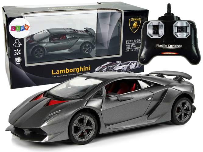 Rc automobilis Lean Toys 9737, 1:24, pilka sp. - Senukai.lt