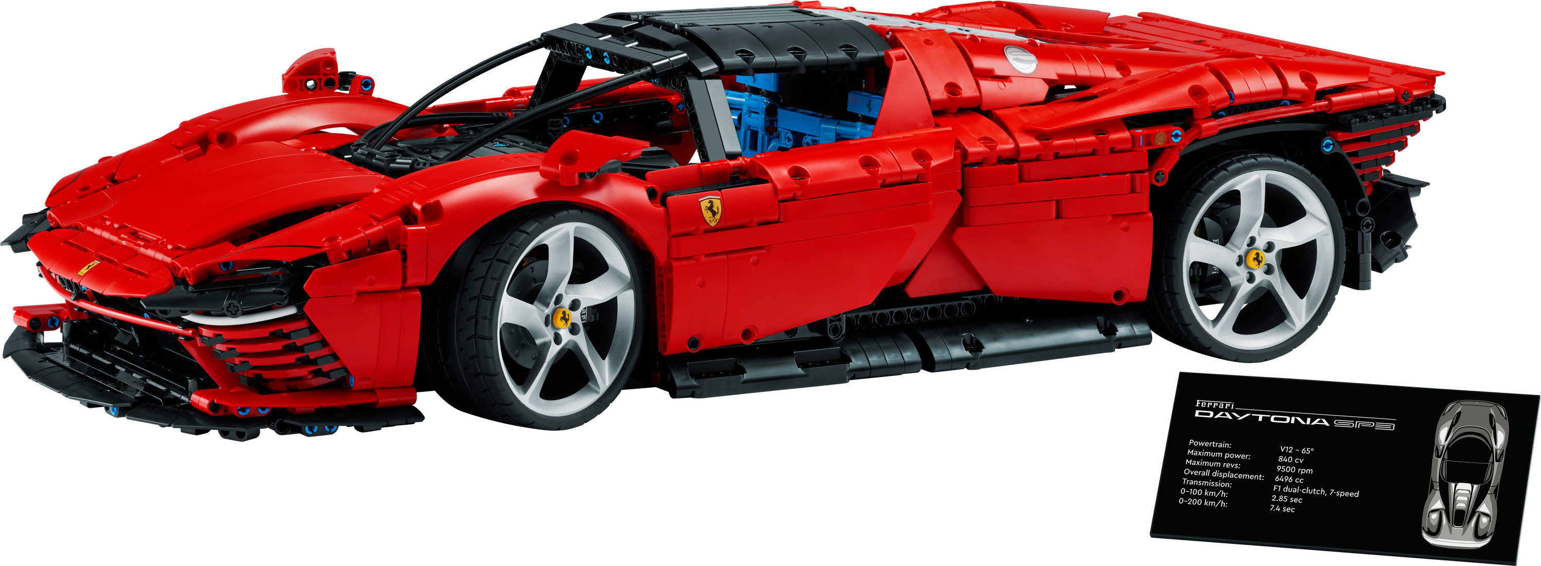 Konstruktorius LEGO® Technic Ferrari Daytona SP3 42143, 3778 vnt