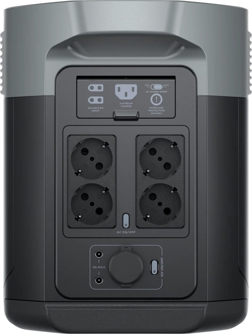 Nešiojama energijos stotelė EcoFlow Delta 2 Max, 2400 - 3100 W
