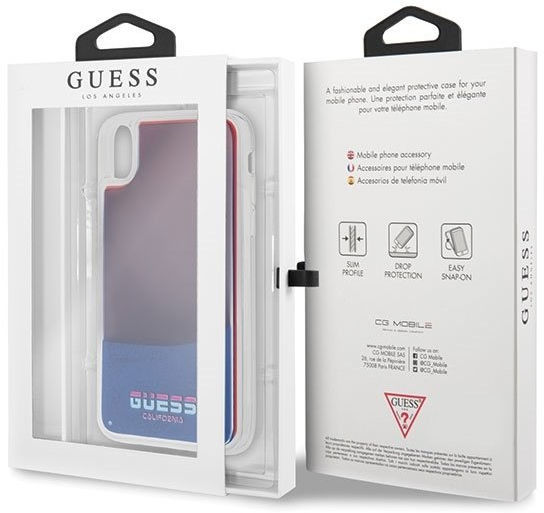 Guess Portafoglio Organizzatore Bifold In Tela Con Stampa Logo - Moka - Con Cinturino E Slot Per Telefono
