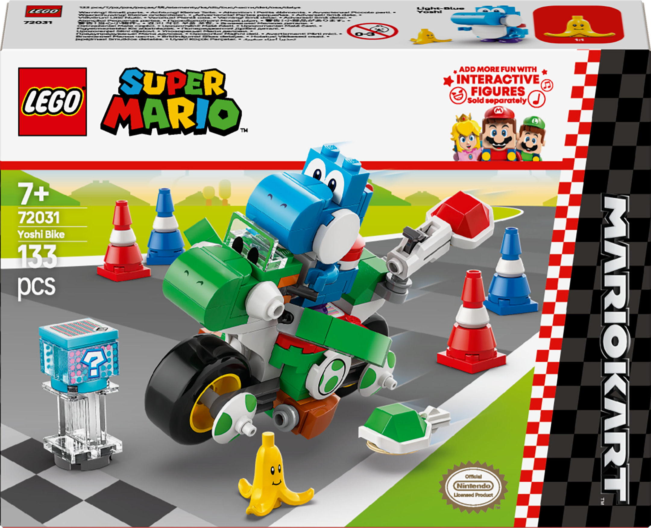 ミッキー　yoshi Konstruktorius LEGO® Super Mario Mario Kart™ – Yoshi Bike 72031