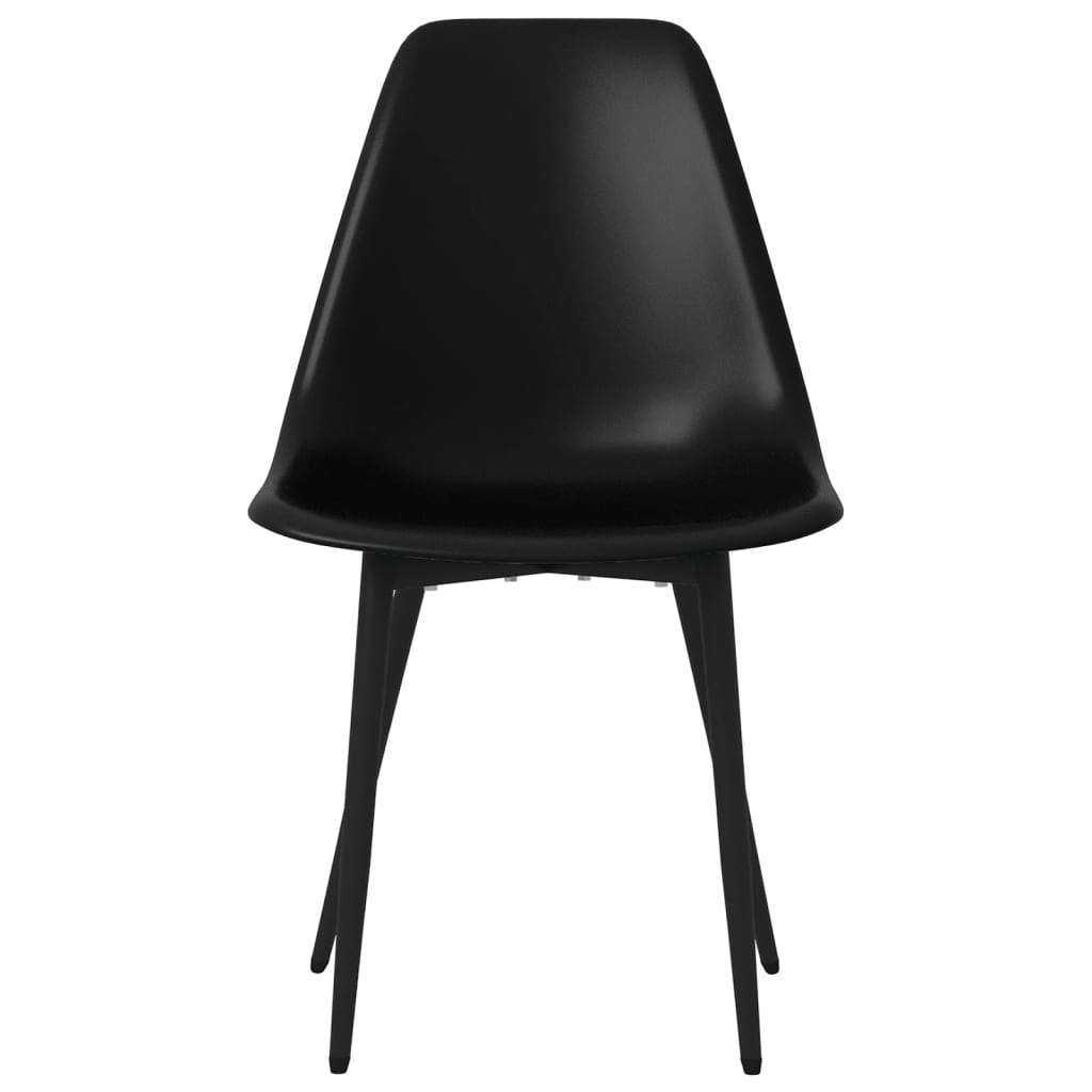 Kėdžių rinkinys VLX 338044, juoda sp., 52 cm x 46 cm x 84 cm, 2